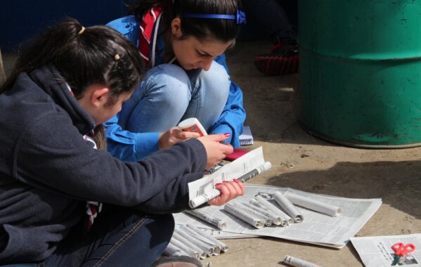 Camp des ACT Eclaireuses - mars 2014